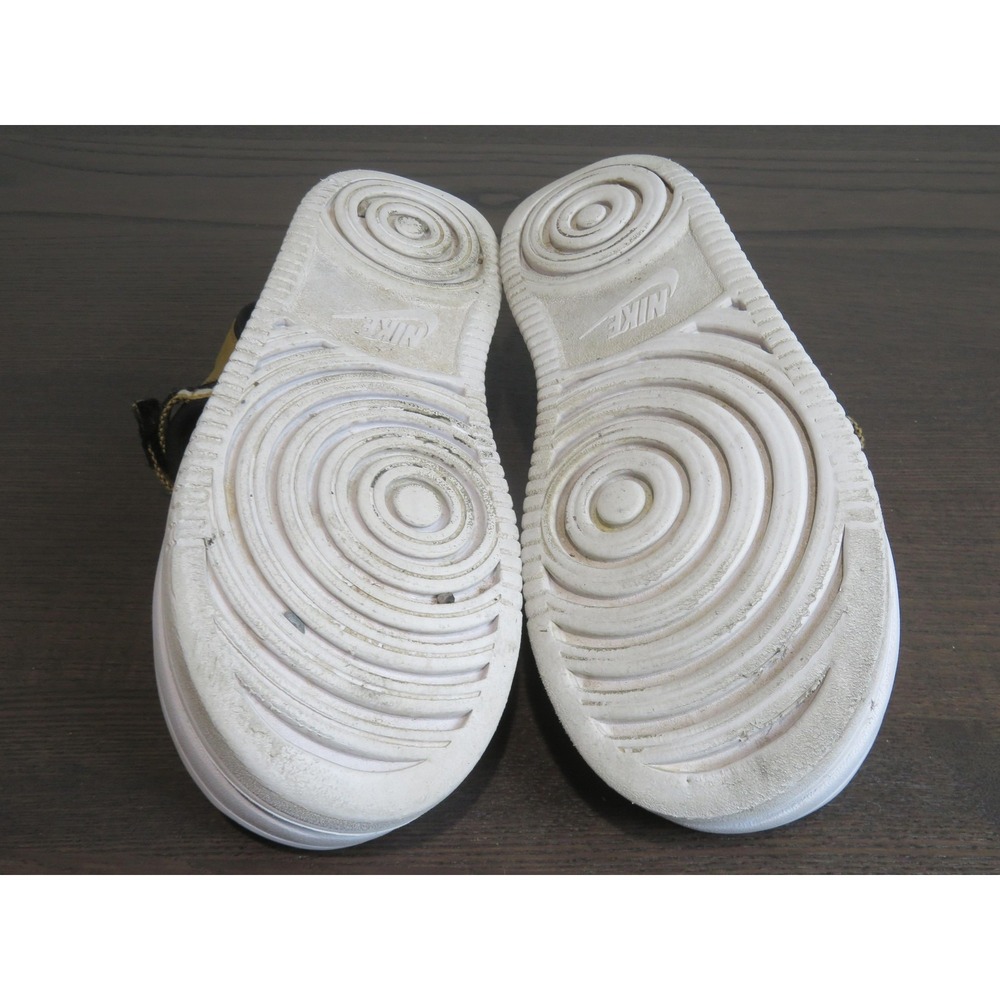 Nike Icon Classic Sandals Womens Size 8 Black Gold Strappy Platform DH0224-002 - Picture 7 of 10